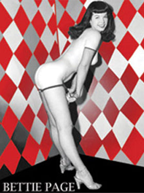Bettie Page Wall