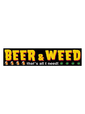 Sayings & Statements Beer & Weed