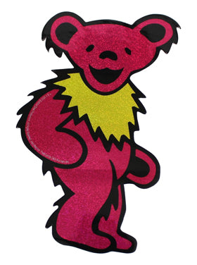 Grateful Dead Pink Glitter Bear