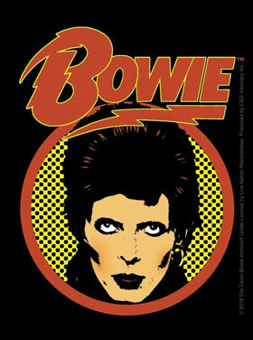 David Bowie Closeup & Logo