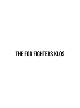 The Foo Fighters KLOS