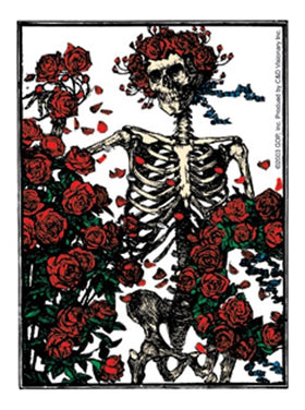 Grateful Dead Skeleton and Roses