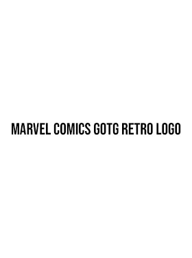 Marvel Comics GotG Retro Logo