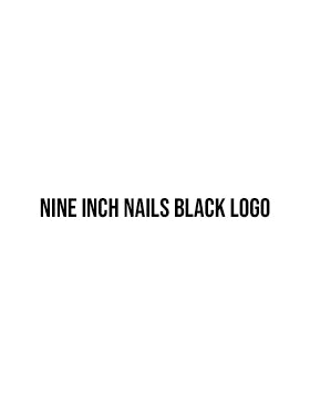Nine Inch Nails Black Logo