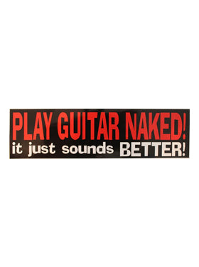 Music Themed Play Guitar Naked