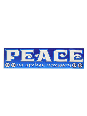 Peace Signs No Apology