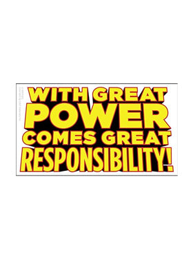 Spiderman Responsibility