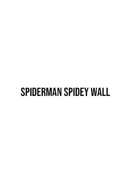 Spiderman Spidey Wall