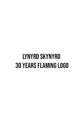 Lynyrd Skynyrd 30 Years Flaming Logo