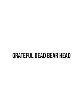 Grateful Dead Bear Head