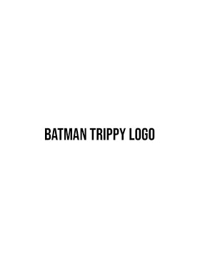 Batman Trippy Logo