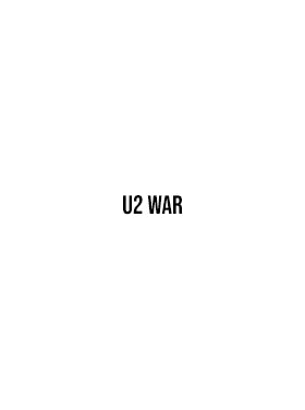 U2 War