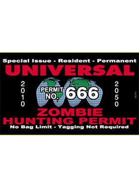 Zombies Hunting Permit